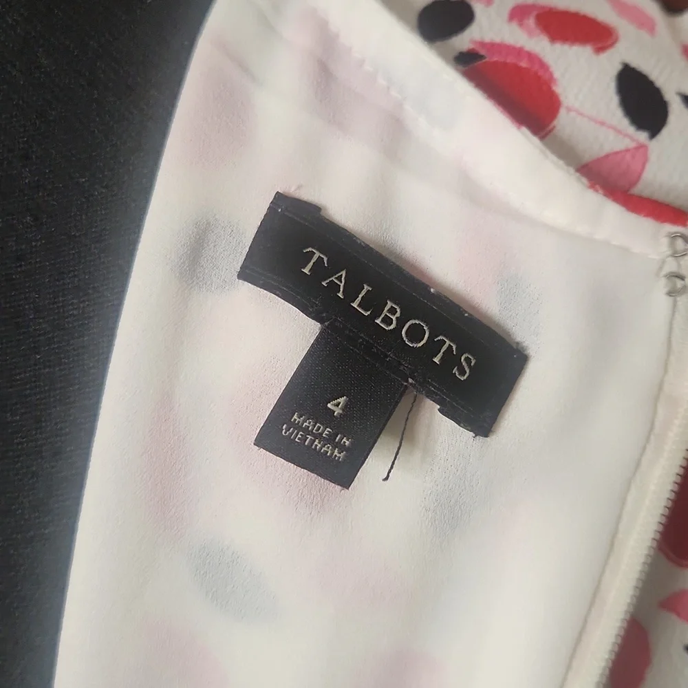 Talbots Patterned Midi Dress, Size 4 - Picture 5 of 6